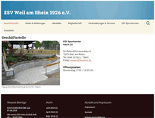 Tablet Screenshot of esvweil.de